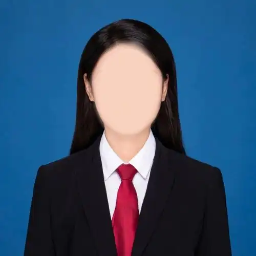 来一组红领带白衬衫黑西装证件照模板