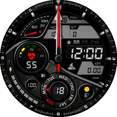 兼容于 gtr    表盘语言 en  新增: 31.08.