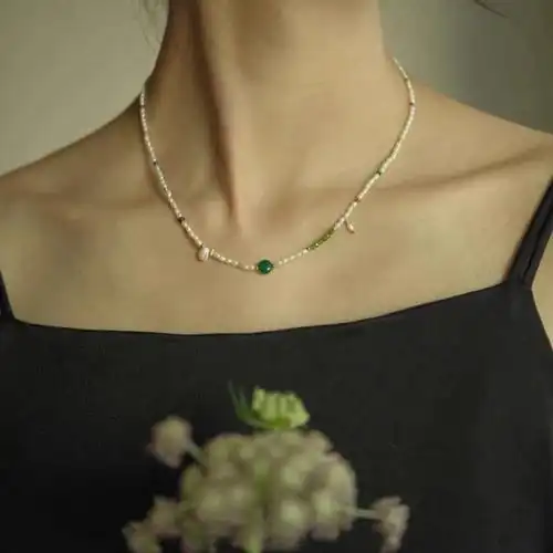 时尚穿搭灵感换新试试这款淡水珍珠项链