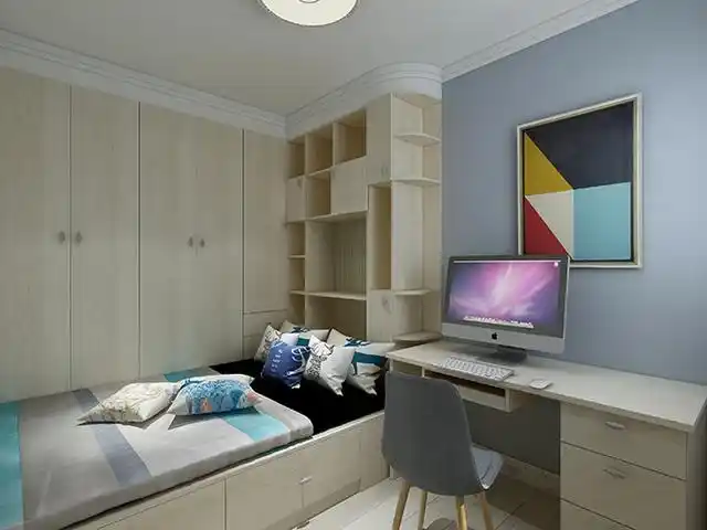 北欧风格的55平米的二居室装修成这样,亲朋好友都艳羡.-龙阳时代装修