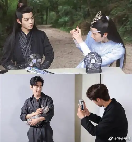 王一博肖战今日微博开屏