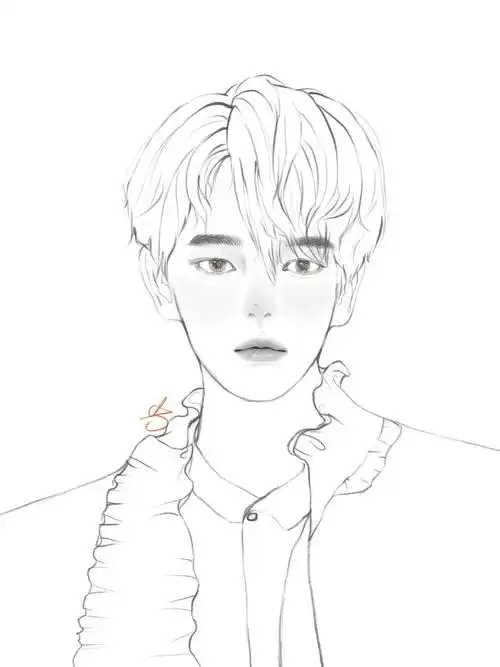 每日一练之边伯贤这张图太神仙了