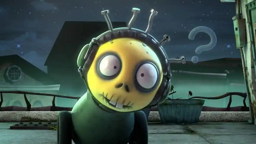 逗比僵尸 小蝙蝠容易吗,那么小个子还衔过来一个大炮