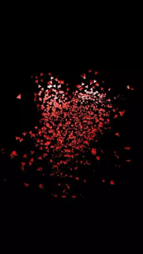 抖音像极了爱情爱心破碎原图下载