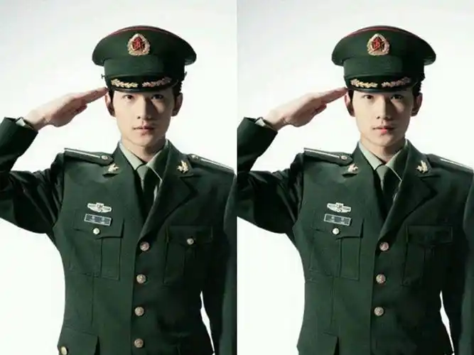 心理测试杨洋军装找不同5处及格你能看出几处