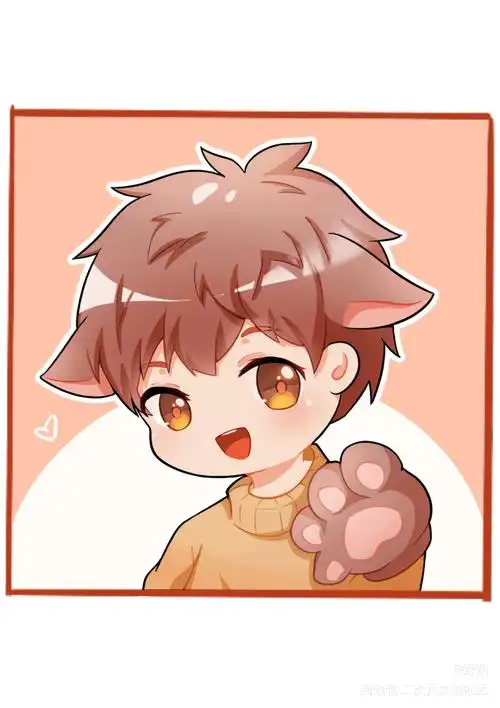 猫耳系列的四小只～_盗墓笔记黑花瓶邪q版绘画作品