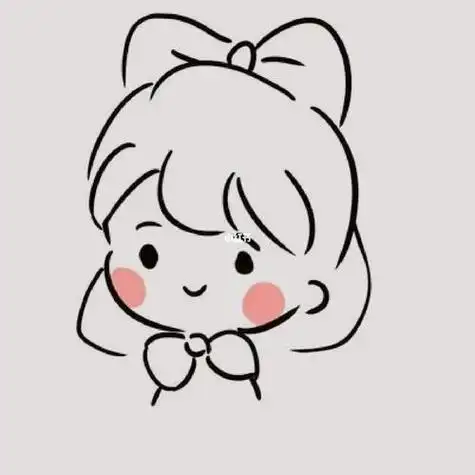 卡通少女简笔画萌可爱集怎样画简笔画可爱女生头像小女孩简单六步画出