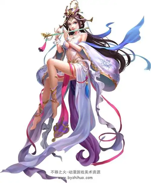 中西古装游戏角色男女png免扣图片素材美术资源下载2630p