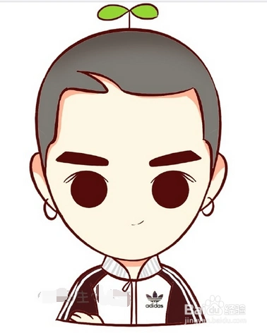 帅气的吴亦凡简笔画怎么画