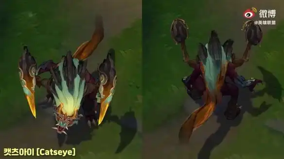 《lol》山海绘卷科加斯炫彩皮肤演示公布 色彩绚丽!(4)_游侠网 ali213