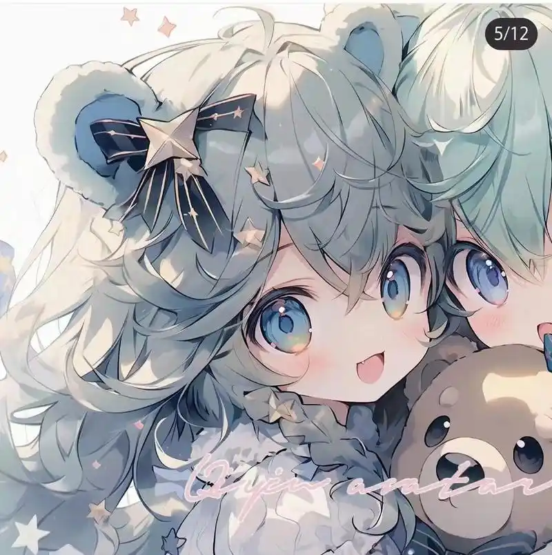 超级可爱仙气的闺蜜头像 这是新的超可爱闺蜜头像,你们觉得可爱吗?