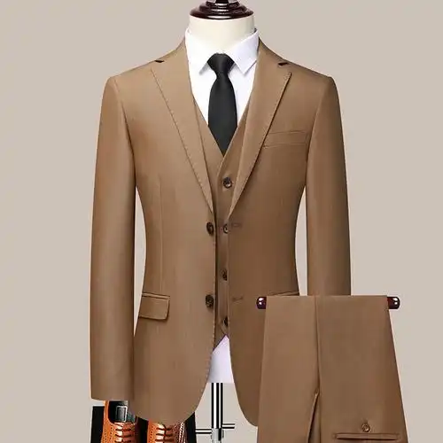 罗蒙新郎结婚西服套装男意式商务休闲韩版修身职业正装婚礼西装三件套