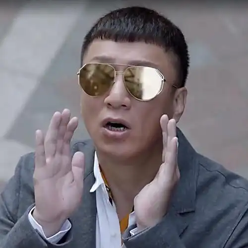 墨镜男潮 圆脸 大脸眼镜_好先生陆远孙红雷同款太阳镜男大框韩国墨镜