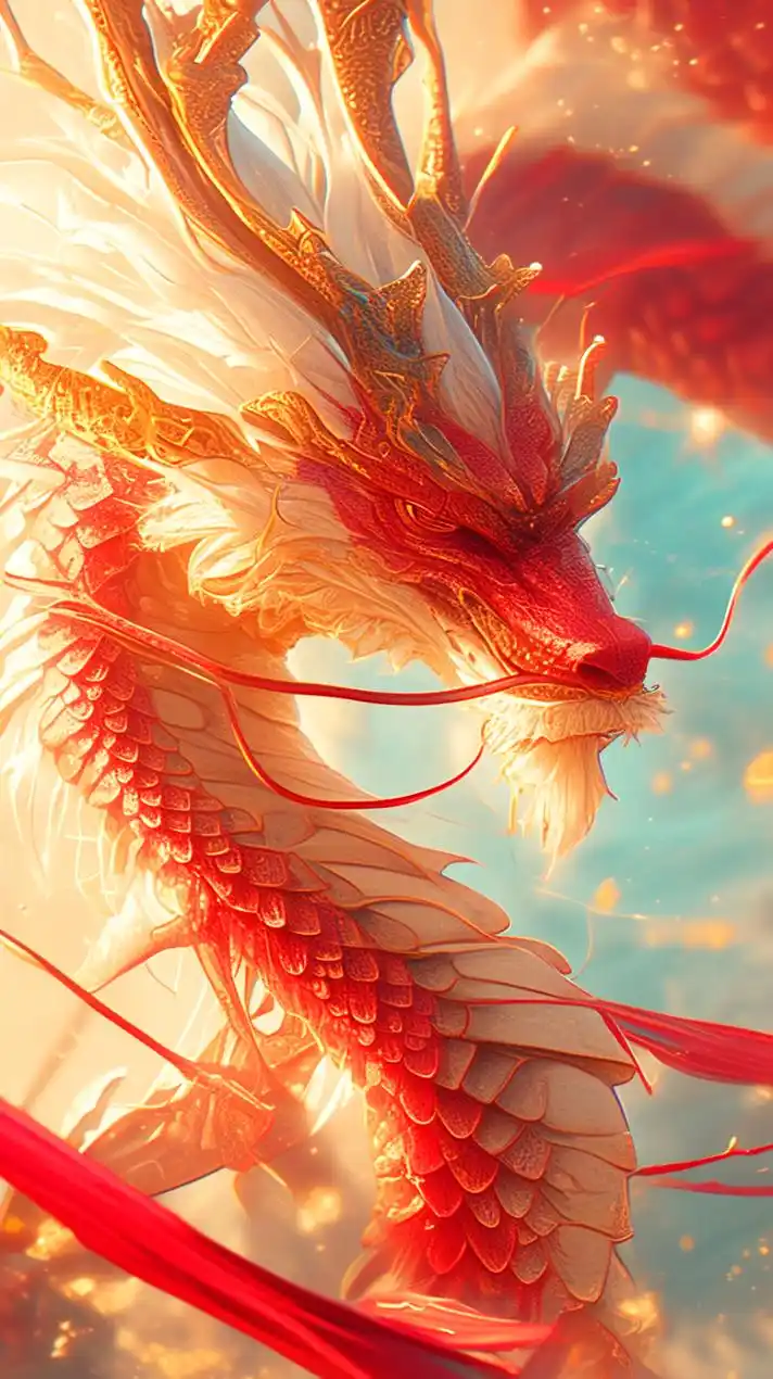 给您送电子年货啦炫彩龙舞迎新春海报新闻给您送高清龙壁纸啦