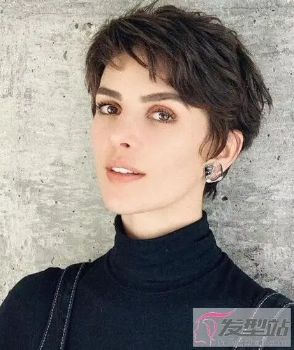 欧美时尚短发造型 超短发利落干练太a了_发型站_最新流行发型设计发型