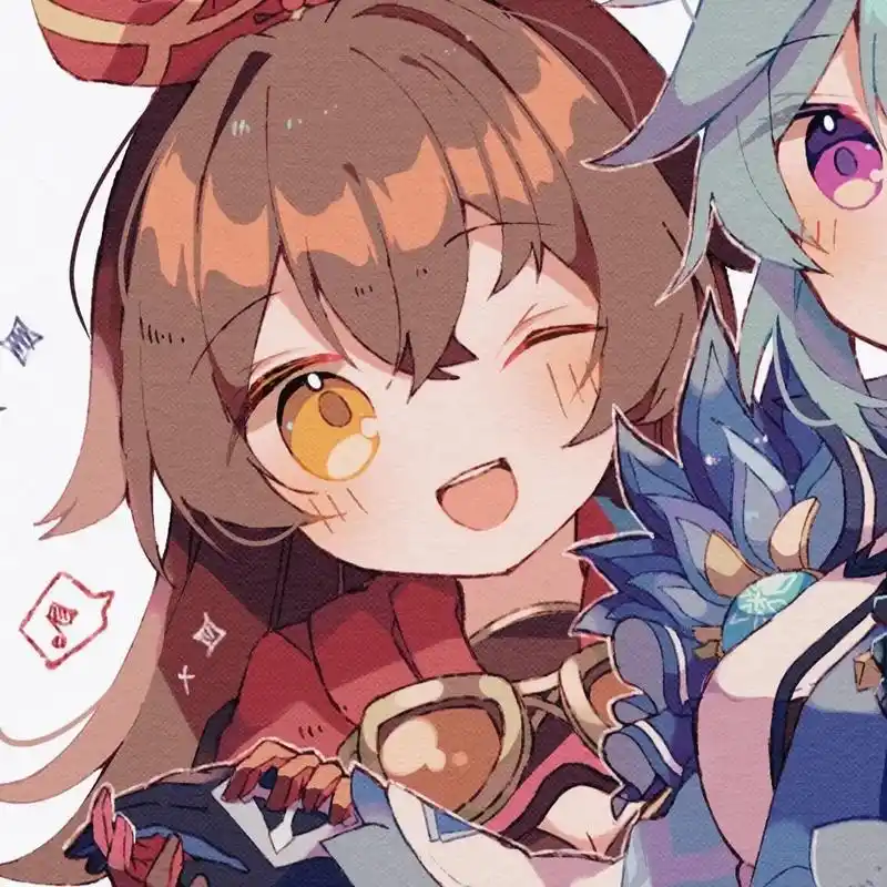 原神双人头像,取图请知一声#原神  - 抖音