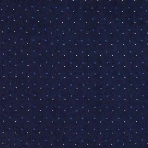 藏青色波点衬衫