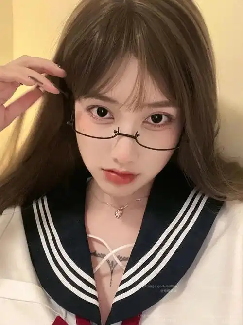 网红下半框眼镜女装饰镜架无镜片眼睛御姐纯欲直播主播秘书眼镜框 银