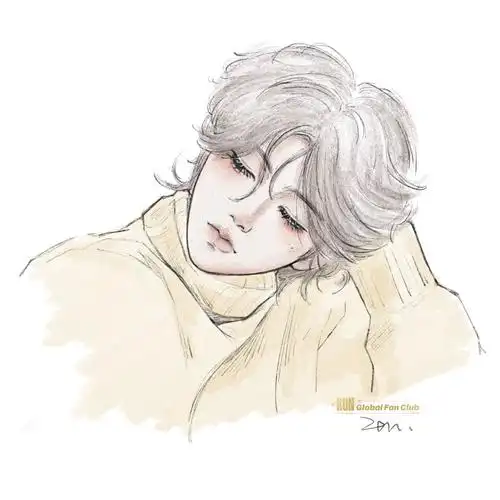 跟随自己内心的声音  @蔡徐坤  ride or die -蔡徐坤    手绘