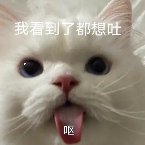 我看到了都想吐呕可爱萌宠表情包