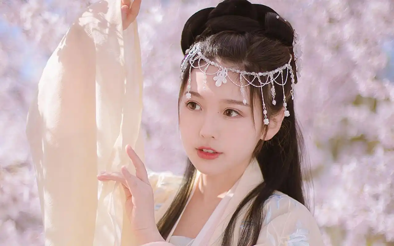 古风美女仙气唯美写真桌面壁纸