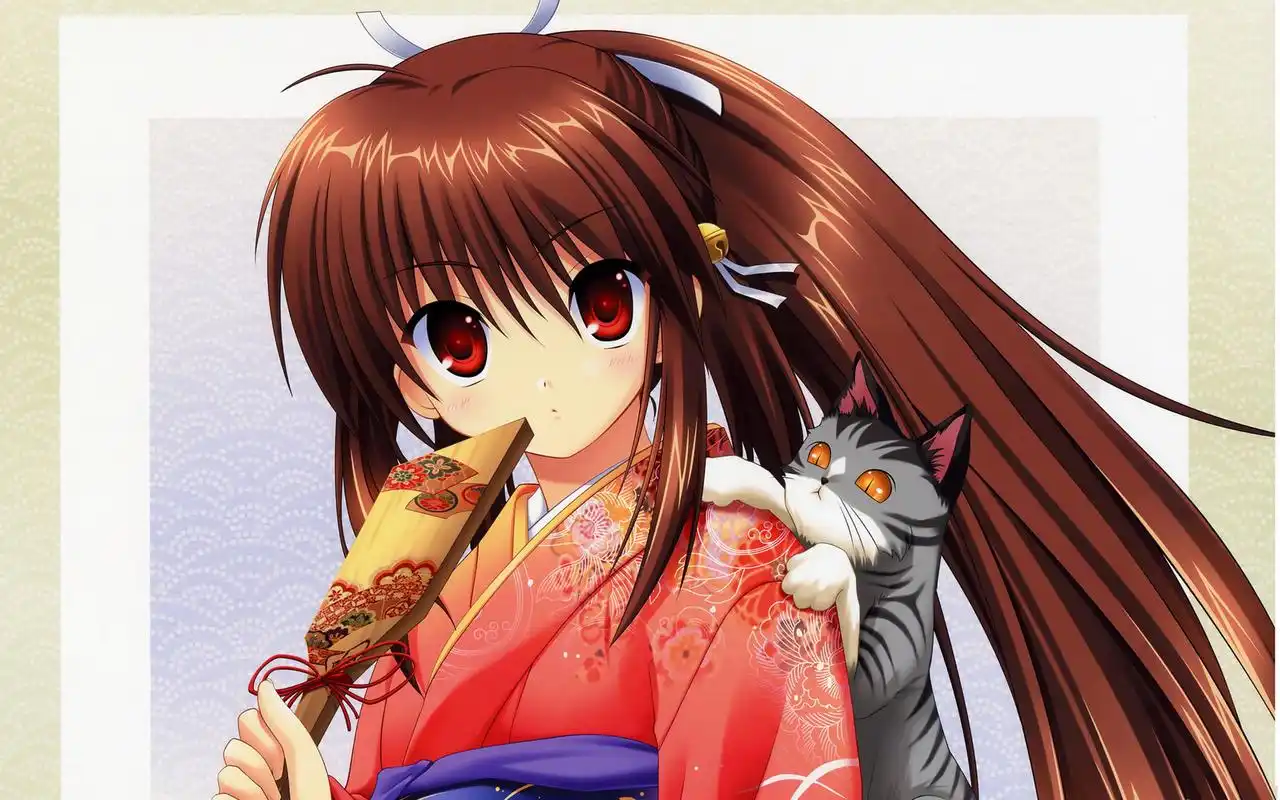 little busters日本美少女动漫桌面壁纸