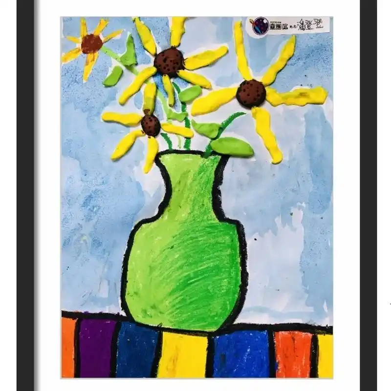 4~6岁儿童创意画《向日葵》