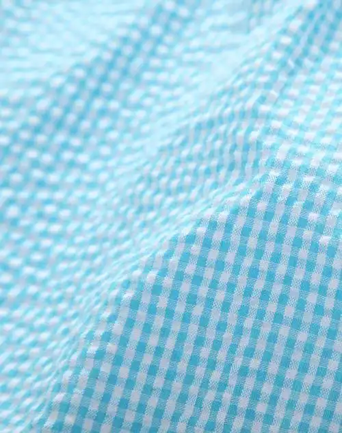 男小童湖蓝经典纯色衬衫