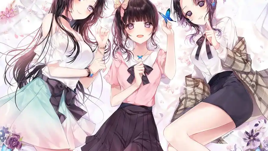 鬼灭之刃蝴蝶忍栗花落香奈乎蝴蝶香奈惠4k动漫壁纸壁纸