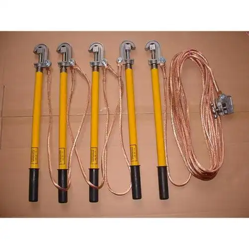 威安110kv35kv10kv高压接地线户外接地线铜质接地线高压接地棒