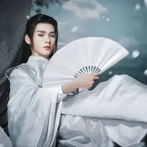 900人付款天猫山河令温客行扇子十寸中国风古风玉骨破云绢布宣纸洒金