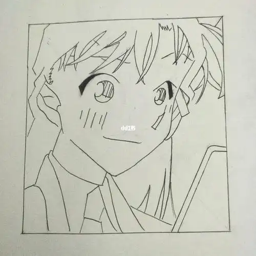 今日份兰～绘画不易,不喜勿喷#我是个柯南迷  #小鱼干手绘  #名侦探