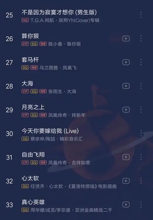 好感男生的歌单 (求朋友们帮忙分析一下)