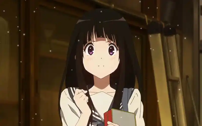 冰菓可能不好看,但千反田一定好看