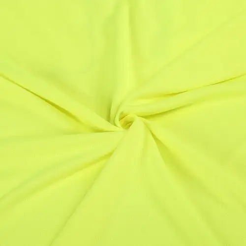 天平荧光黄布料名细节