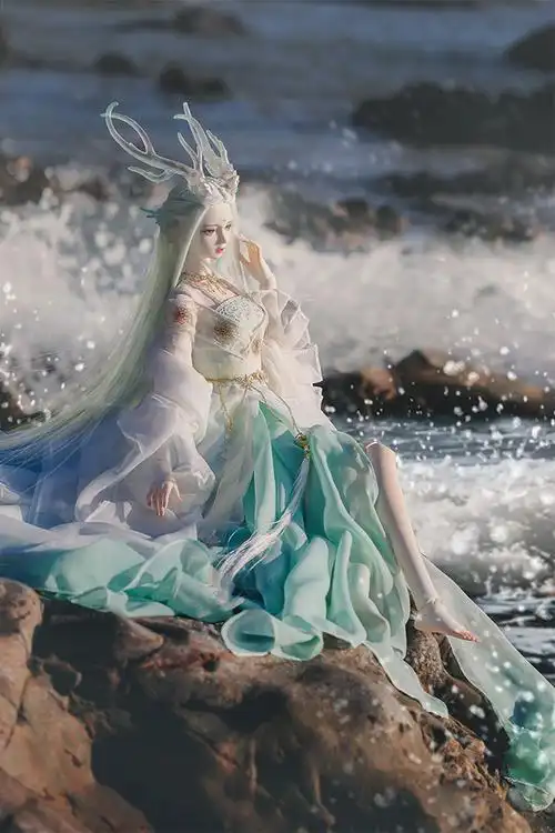 龙魂人形社上古传说上古神兽龙女3分大女古风bjd娃娃