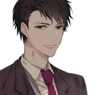 西装领带英俊小伙儿_男生动漫头像图片_扣扣居