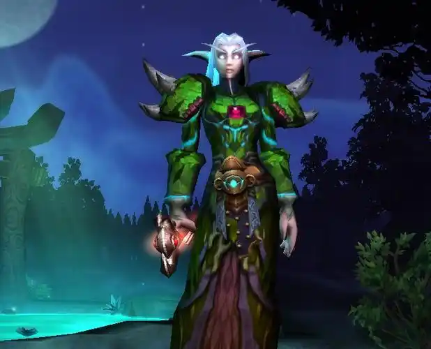 魔兽世界 游戏账号 联盟 德鲁伊 暗夜精灵 女 暗夜无敌坐骑