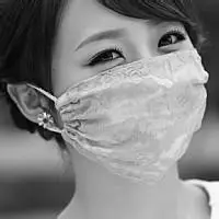 蒙面头像女高清图片 蒙面遮脸的个性头像【点击鼠标右键下载】