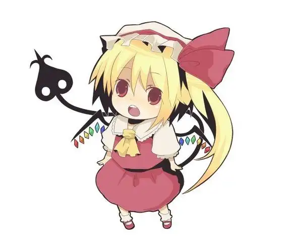 我要一张q版的女生吸血鬼图 要有颜色 大小7cm×5cm