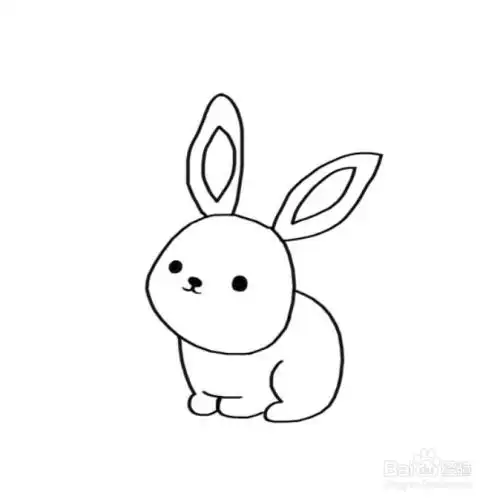 兔子玩偶简笔画简单 简笔画图片大全-蒲城教育文学网
