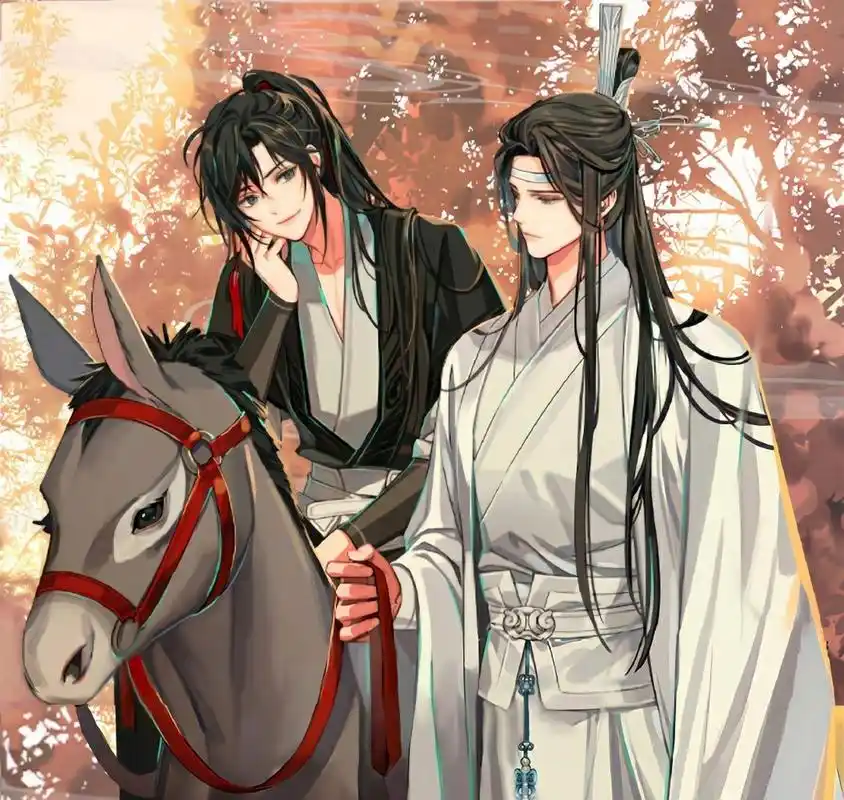 齁甜呀~#魔道祖师# #忘羡#   图片来自网络,非原创