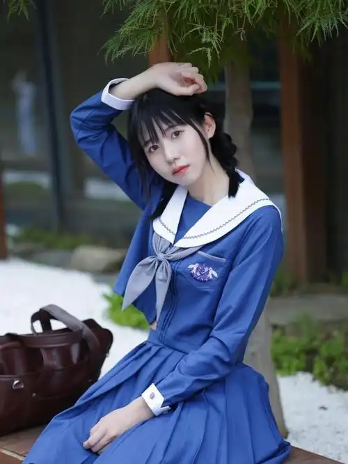 蓝色水手服推荐丨何仔不是jk丨枫鹰学院