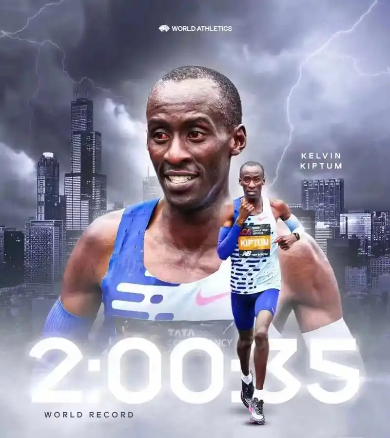 恭喜芝加哥马拉松冠军-基普图姆.#基普图姆 #基普图姆打破马 - 抖音