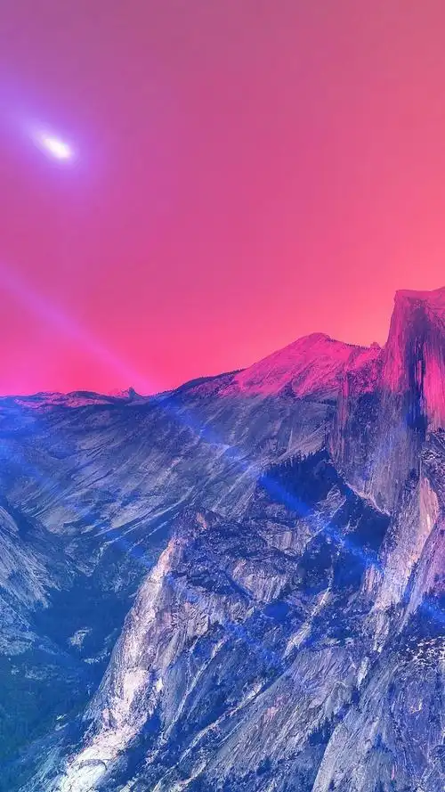 超ins的炫丽自然风光色彩,高清图片,手机壁纸