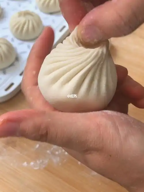 包包子手法慢动作视频收口一看就会