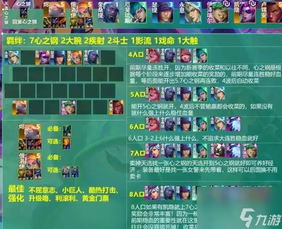 云顶之弈手游s10心之钢阵容强度怎么样s10心之钢阵容强度介绍