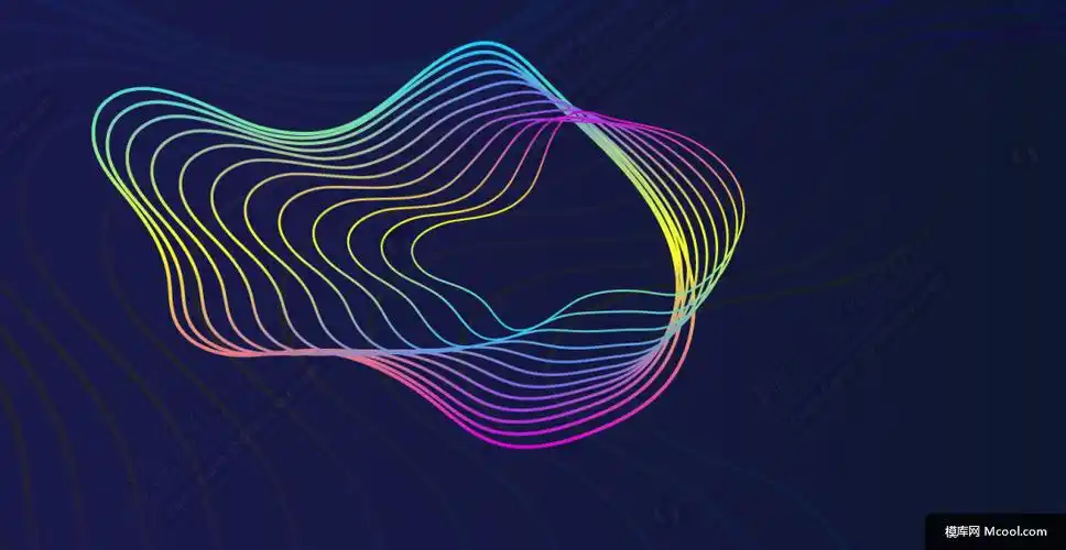 矢量ai抽象艺术几何图形线条海报背景展板设计素材