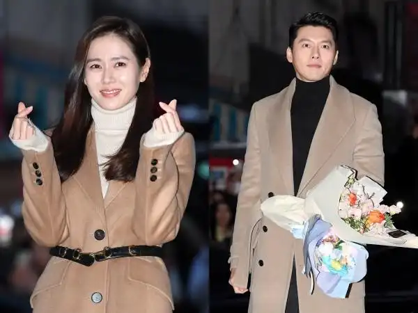 《爱的迫降》庆功宴和玄彬「情侣装」现身 孙艺真亲口.