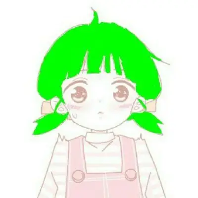 绿色女头._卡通动漫头像_我要个性网